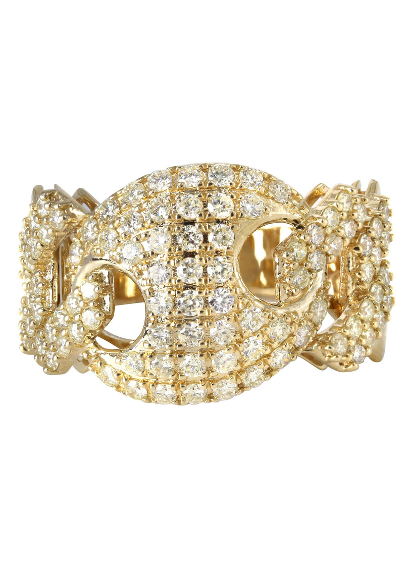 Mens Miami Cuban Diamond Pinky Ring | 2.25 Carats | 7.7 Grams