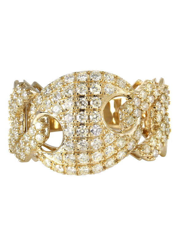 Mens Miami Cuban Diamond Pinky Ring | 2.25 Carats | 7.7 Grams