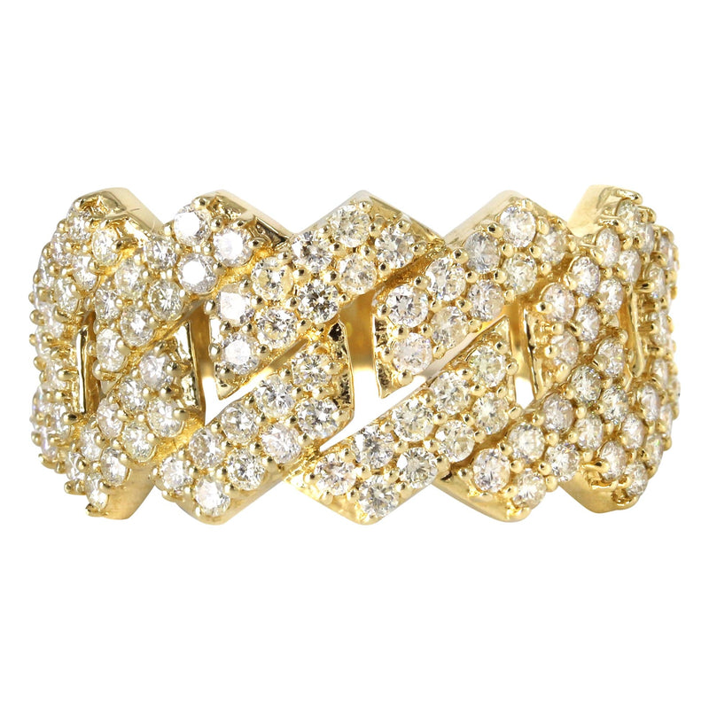Mens Miami Cuban Diamond Pinky Ring | 2.15 Carats | 5.1 Grams