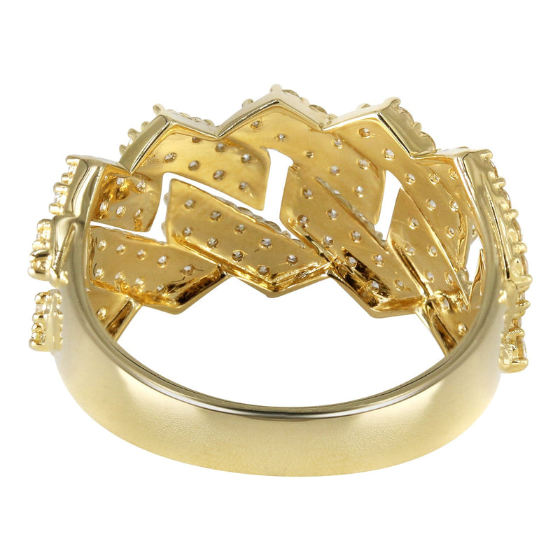 Mens Miami Cuban Diamond Pinky Ring | 2.15 Carats | 5.1 Grams