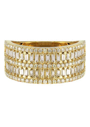 Mens Baguette Diamond Pinky Ring  | 1.46 Carats | 5.2 Grams