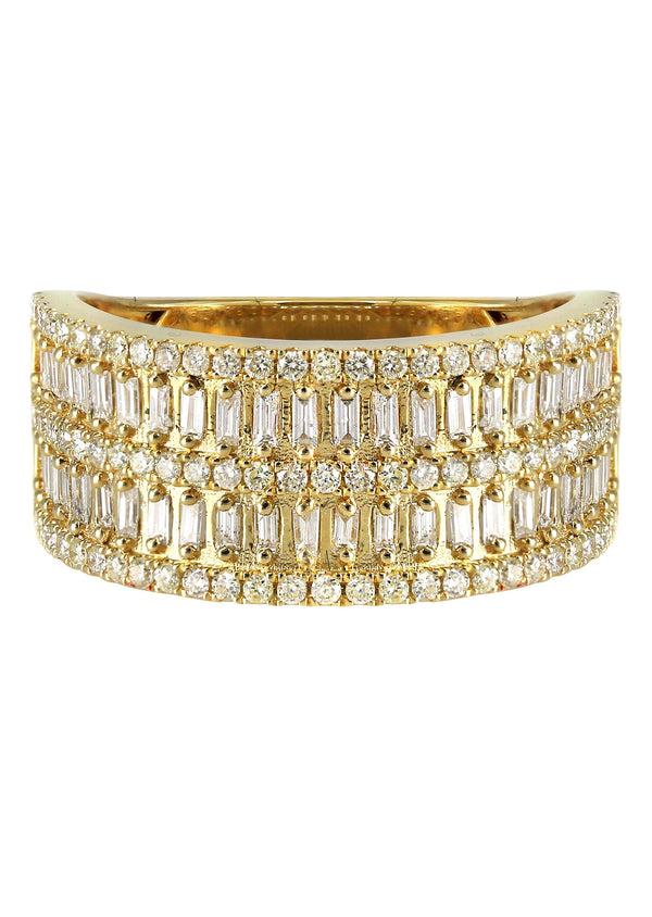 Mens Baguette Diamond Pinky Ring  | 1.46 Carats | 5.2 Grams