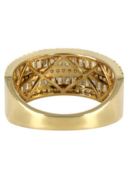 Mens Baguette Diamond Pinky Ring  | 1.46 Carats | 5.2 Grams
