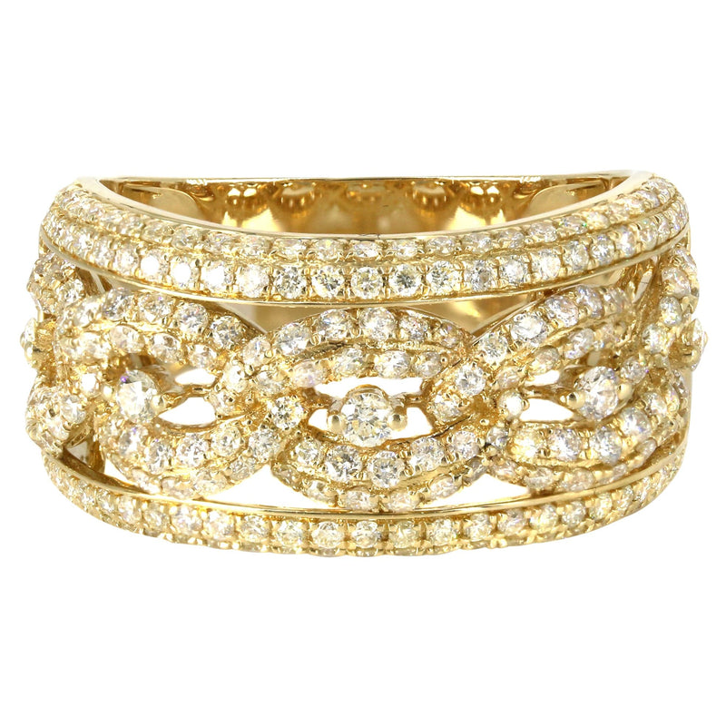 Mens Diamond Pinky Ring  | 2.29 Carats | 8.9 Grams