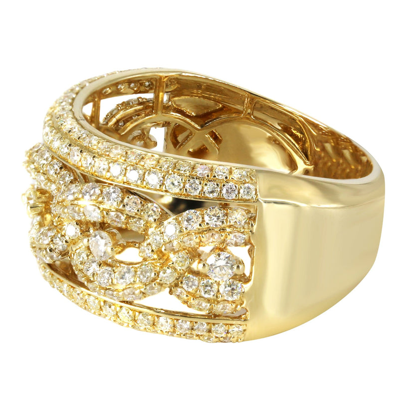 Mens Diamond Pinky Ring  | 2.29 Carats | 8.9 Grams