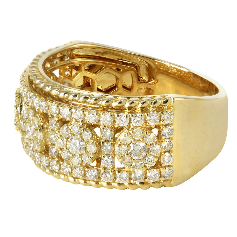 Mens Diamond Pinky Ring  | 1.64 Carats | 7.3 Grams