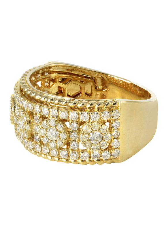 Mens Diamond Pinky Ring  | 1.64 Carats | 7.3 Grams