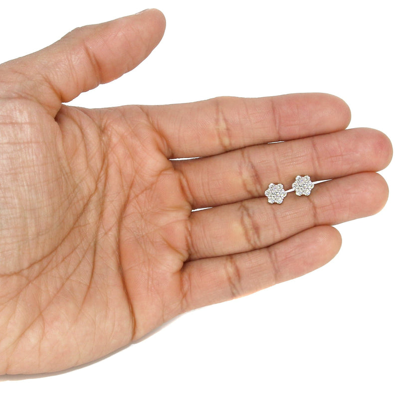 Mens Stud Diamond Earrings | 2.53 Carats 14K Yellow Gold