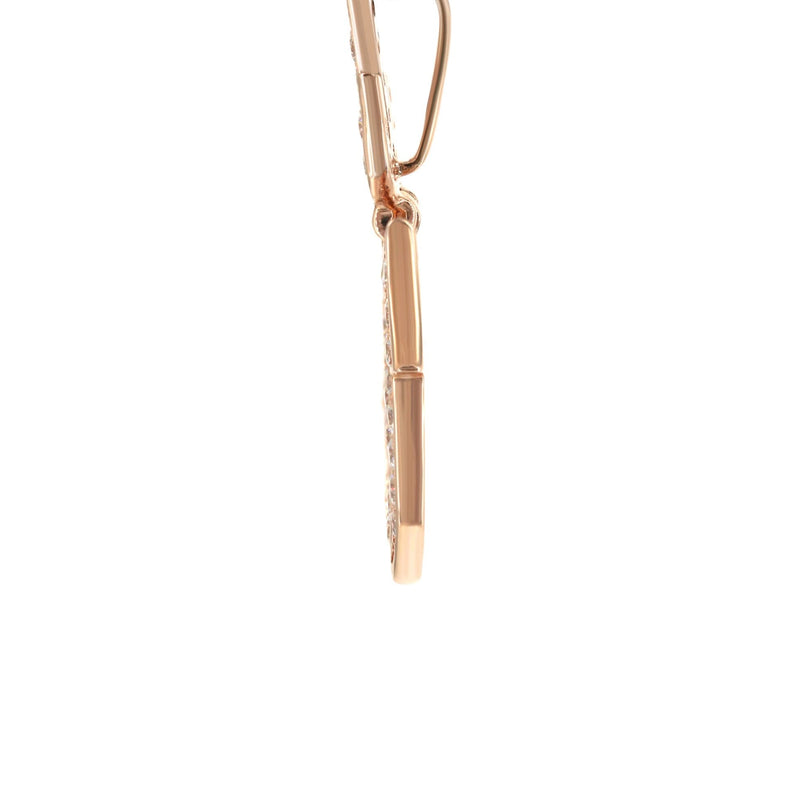 14K Rose Gold Allah Diamond Necklace | 0.77 Carats