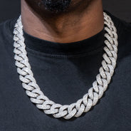 High End Jewelry - Iced Out Diamond Miami Cuban Link Chain