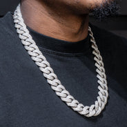 High End Jewelry - Iced Out Diamond Miami Cuban Link Chain