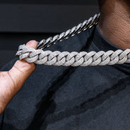 High End Jewelry - Iced Out Diamond Miami Cuban Link Chain