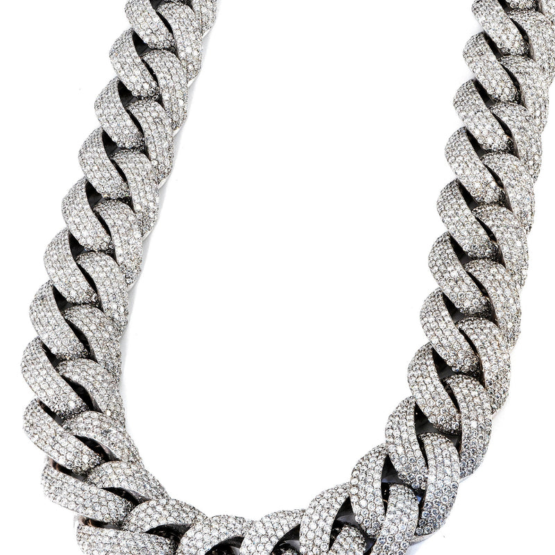 High End Jewelry - Iced Out Diamond Miami Cuban Link Chain
