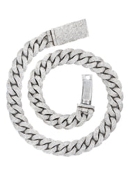 High End Jewelry - Iced Out Diamond Miami Cuban Link Chain