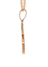 14K Rose Gold Diamond Allah Necklace | 1.25 Carats