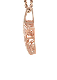 14K Rose Gold Diamond Star Necklace | 1.65 Carats