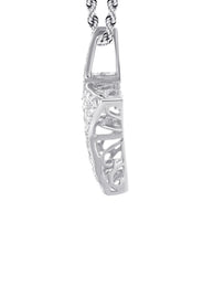14K White Gold Diamond Star Necklace | 1.65 Carats