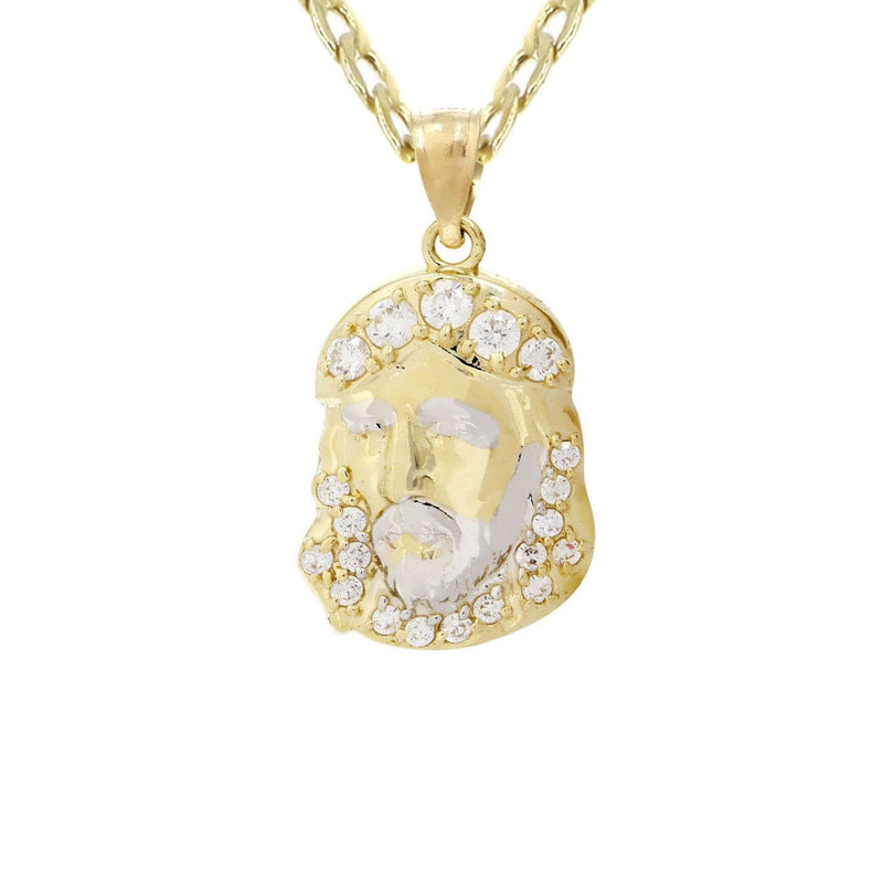 10K Gold Necklace & Gold Jesus Piece Necklace | 6.14 Grams