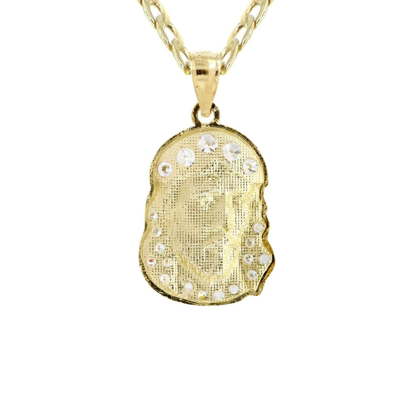 10K Gold Necklace & Gold Jesus Piece Necklace | 6.14 Grams