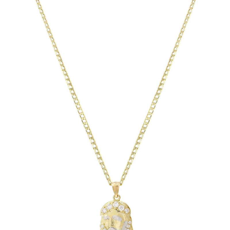 10K Gold Necklace & Gold Jesus Piece Necklace | 6.14 Grams