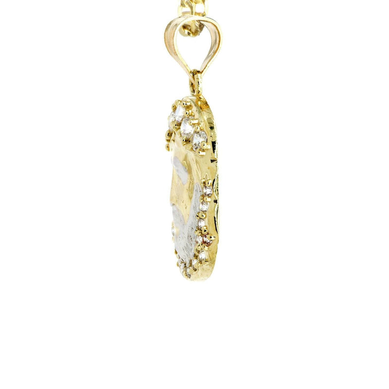10K Gold Necklace & Gold Jesus Piece Necklace | 6.14 Grams