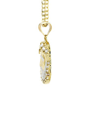 10K Gold Necklace & Gold Jesus Piece Necklace | 6.14 Grams
