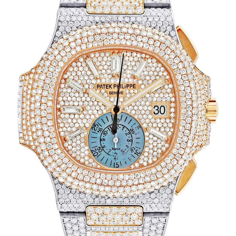 Diamond Patek Philippe Nautilus | Two Tone