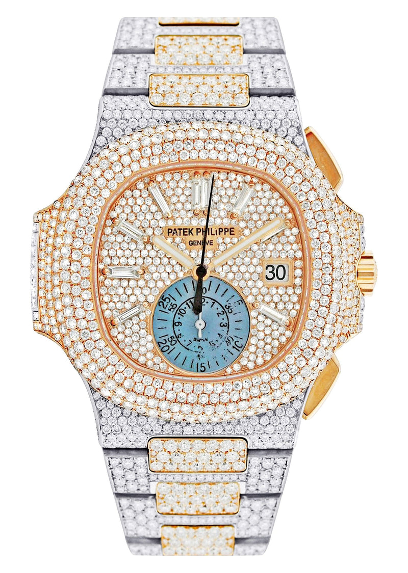 Diamond Patek Philippe Nautilus | Two Tone