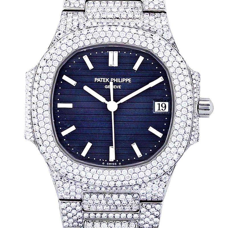 Diamond Patek Philippe Nautilus Watch For Women | Stainless Steel