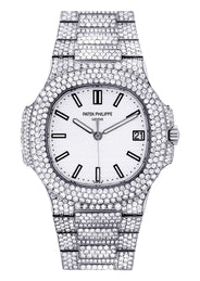 Diamond Patek Philippe Nautilus | Stainless Steel