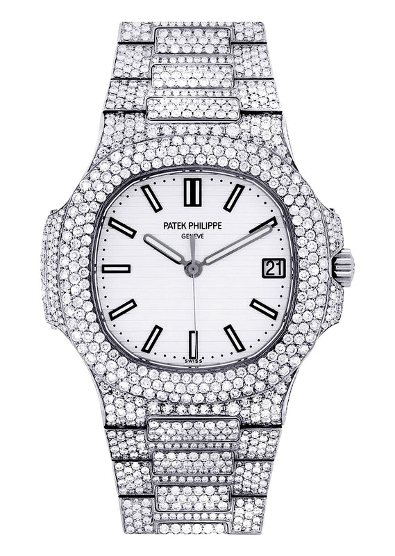Diamond Patek Philippe Nautilus | Stainless Steel