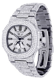 Diamond Patek Philippe Nautilus | Stainless Steel