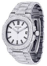 Diamond Patek Philippe Nautilus | Stainless Steel