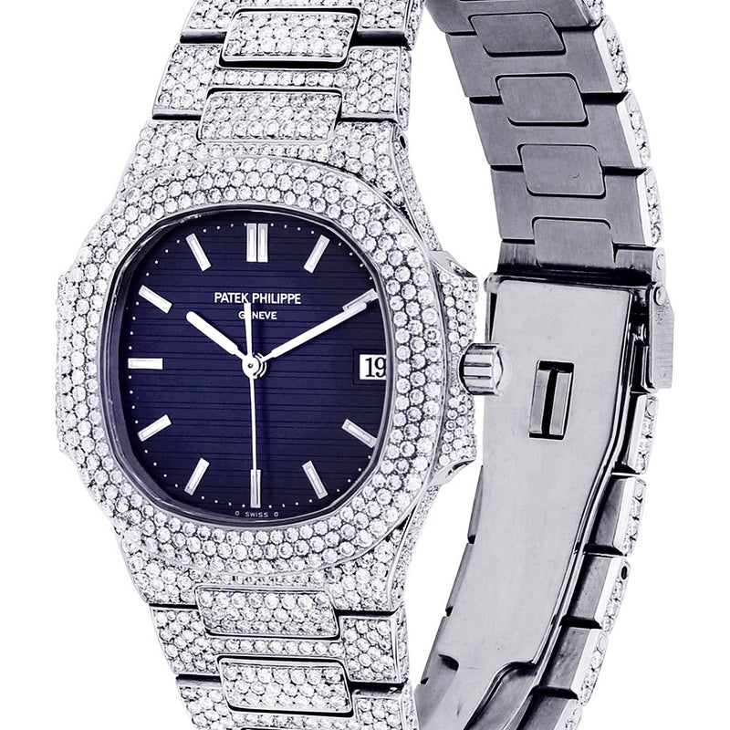 Diamond Patek Philippe Nautilus Watch For Women | Stainless Steel