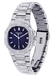Diamond Patek Philippe Nautilus Watch For Women | Stainless Steel