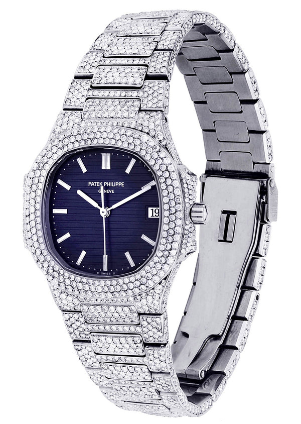 Diamond Patek Philippe Nautilus Watch For Women | Stainless Steel