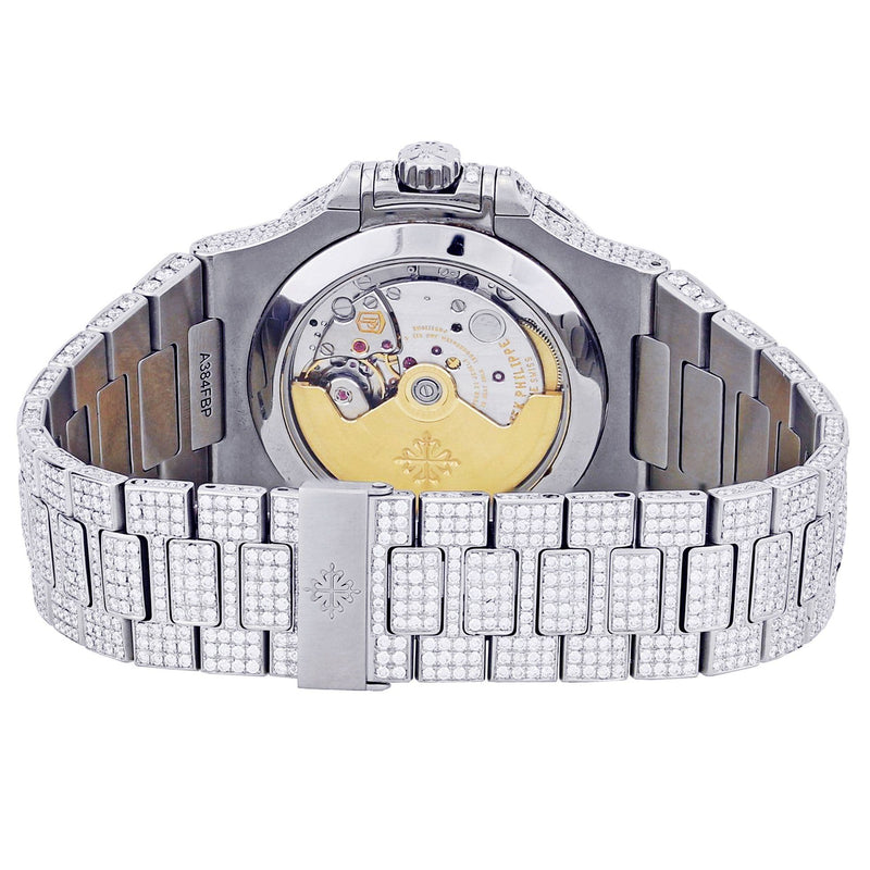 Diamond Patek Philippe Nautilus | Stainless Steel