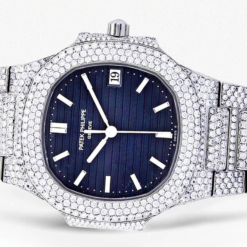 Diamond Patek Philippe Nautilus Watch For Women | Stainless Steel