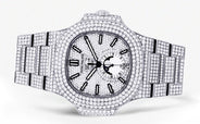 Diamond Patek Philippe Nautilus | Stainless Steel
