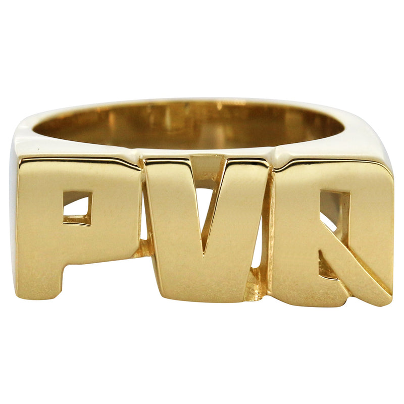14K Gold Initials Name Ring | Style #101