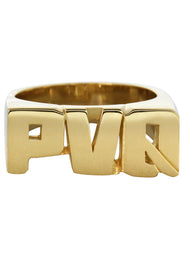 14K Gold Initials Name Ring | Style #101