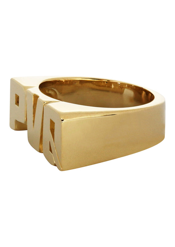 14K Gold Initials Name Ring | Style #101
