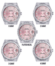 Mens Rolex Datejust Watch 16200  | 36Mm | Pink Dial | Jubilee Band