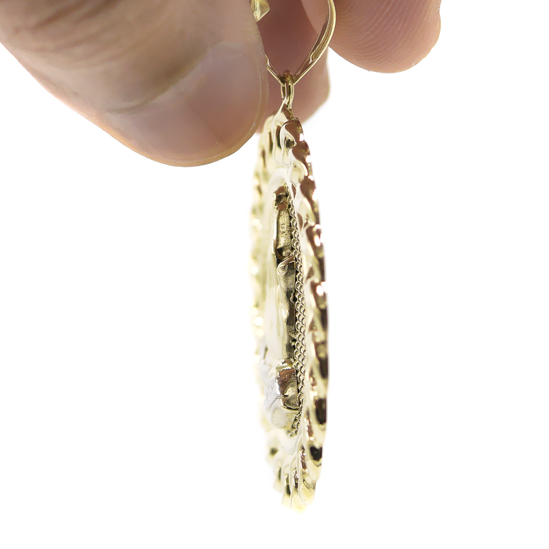10K Gold Praying Hands Pendant | 7.4 Grams