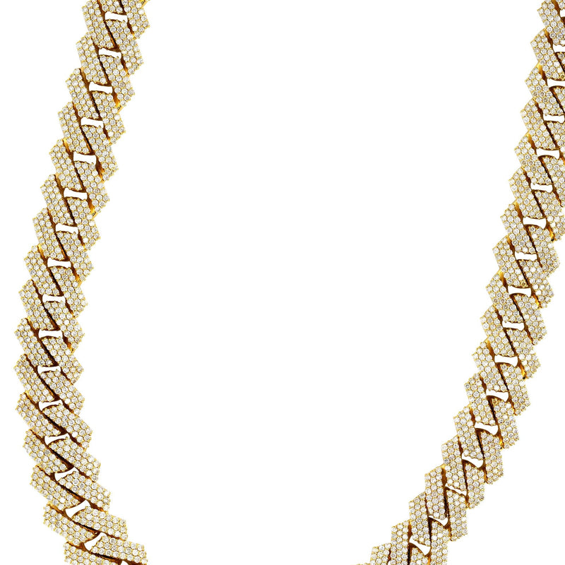 Diamond Miami Cuban Link Chains Bundle ( 12 MM ) & ( 17 MM )
