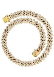 Diamond Miami Cuban Link Chain ( 17 MM )