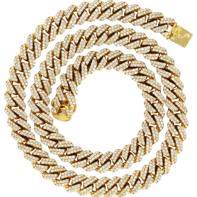 Diamond Miami Cuban Link Chain ( 12 MM )