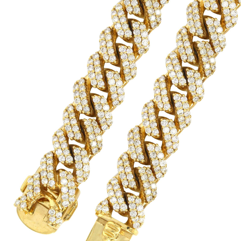 Diamond Miami Cuban Link Chain ( 12 MM )