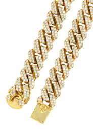 Diamond Miami Cuban Link Chain ( 12 MM )
