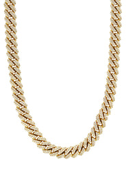 Diamond Miami Cuban Link Chain ( 12 MM )